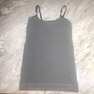 Guess Textured Body-con Black and Grey Top